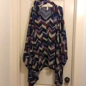 Hoodie Beach Surf Poncho like new - fits like large/XL